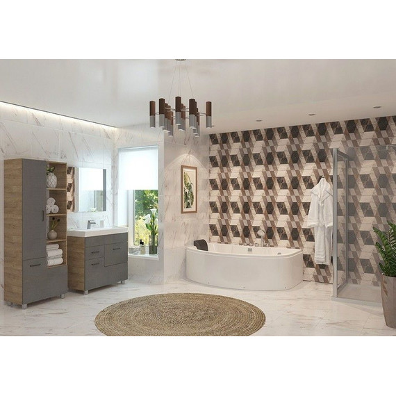 Ванна гидромассажная EvaGold 160x100 см OLB-842L - фото 5