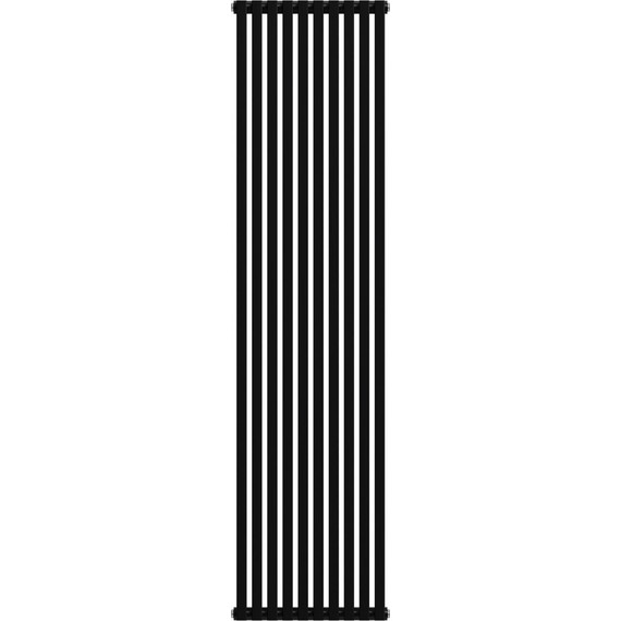 Вертикальный радиатор Royal Thermo Shift Q30 C2180 450x1800 мм (10 секций) чёрный - фото 2