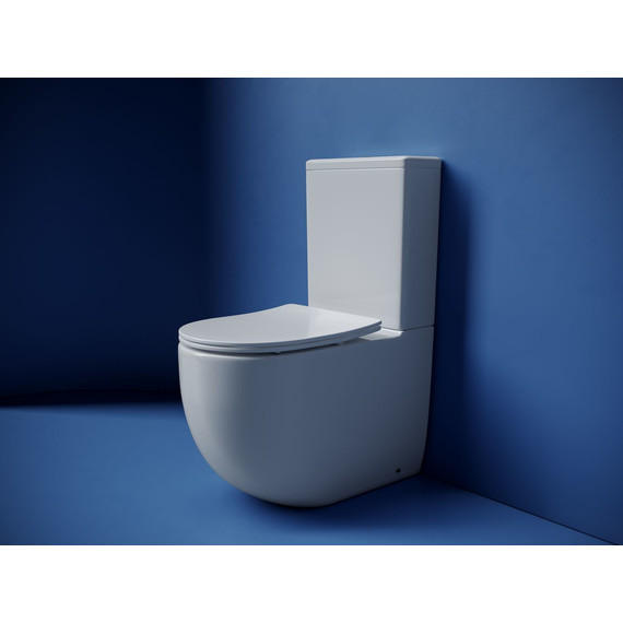 Унитаз-компакт Ceramicanova Metropol CN4001T с тонкой крышкой микролифт (система смыва Торнадо) - фото 3