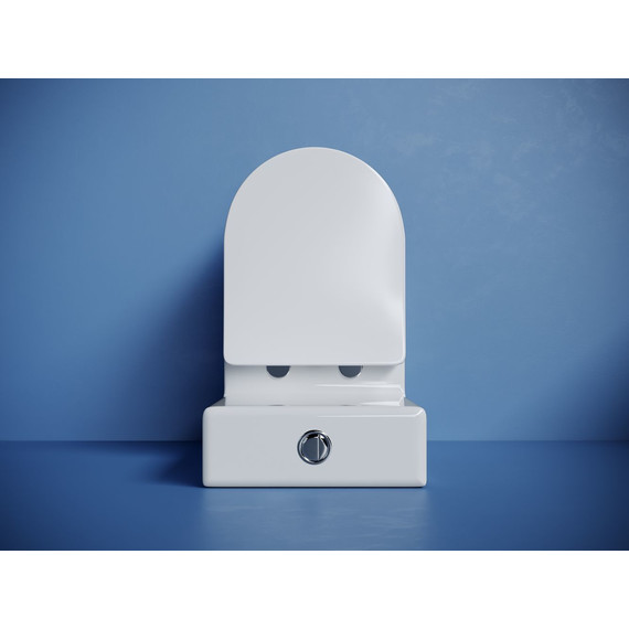 Унитаз-компакт Ceramicanova Metropol CN4001T с тонкой крышкой микролифт (система смыва Торнадо) - фото 4