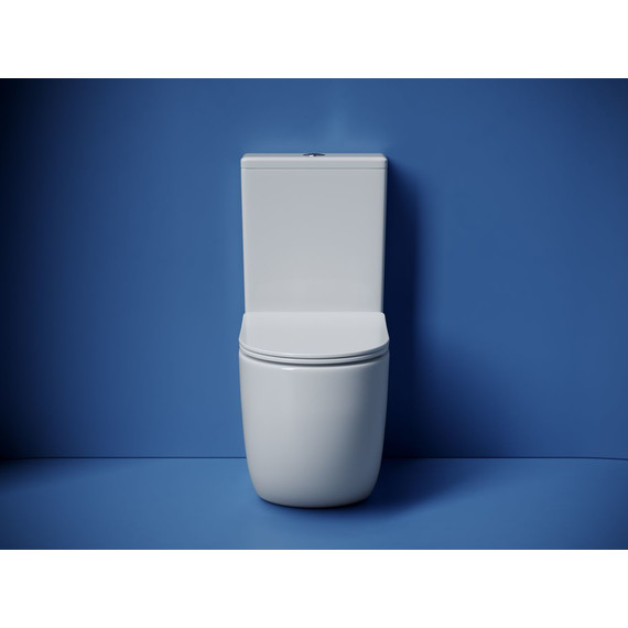 Унитаз-компакт Ceramicanova Metropol CN4001T с тонкой крышкой микролифт (система смыва Торнадо) - фото 5