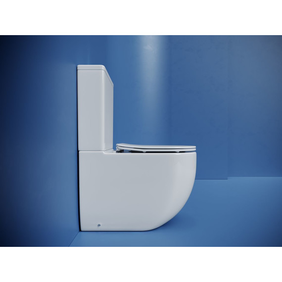 Унитаз-компакт Ceramicanova Metropol CN4001T с тонкой крышкой микролифт (система смыва Торнадо) - фото 10