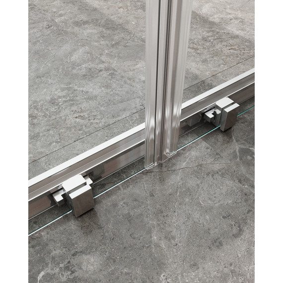 Душевое ограждение Cezares 170x100 см MOLVENO-AH-2/1-170/100-C-Cr-IV, хром/прозрачное - фото 5