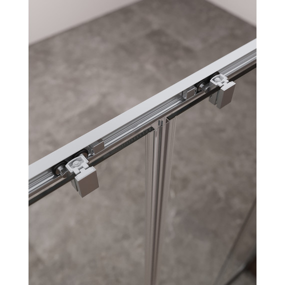 Душевое ограждение Cezares 180x90 см MOLVENO-AH-2/2-180/90-C-Cr-IV, хром/прозрачное - фото 4