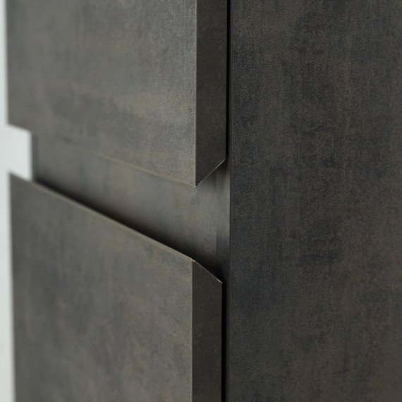 Пенал подвесной Cezares 40 см MOLVENO-1600-2A-SC-OSS, ossido - фото 7