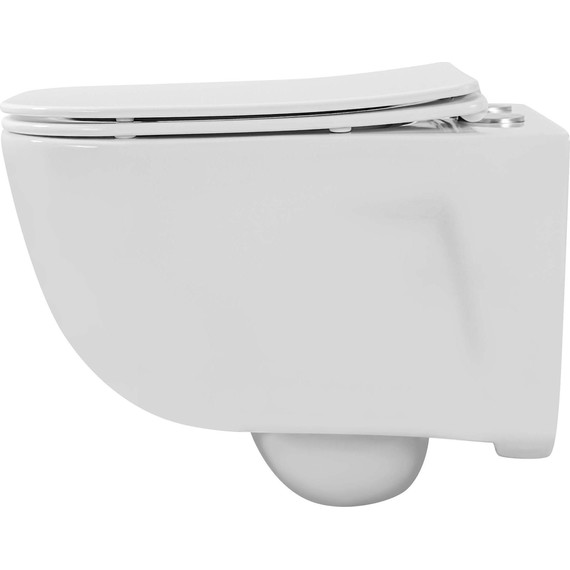 Унитаз-биде подвесной безободковый Aquatek Дива AQ2012B-00 с крышкой микролифт - фото 8