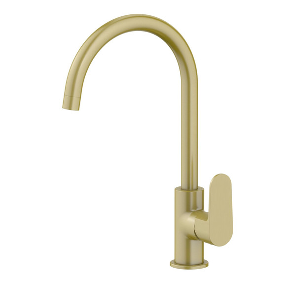 Смеситель для кухни Aquatek Оберон AQ1282BG, золото шлифованное, Цвет производителя: золото шлифованное - фото 
