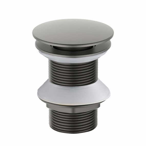 Донный клапан Aquatek AQ6003BGM, оружейная сталь - фото 