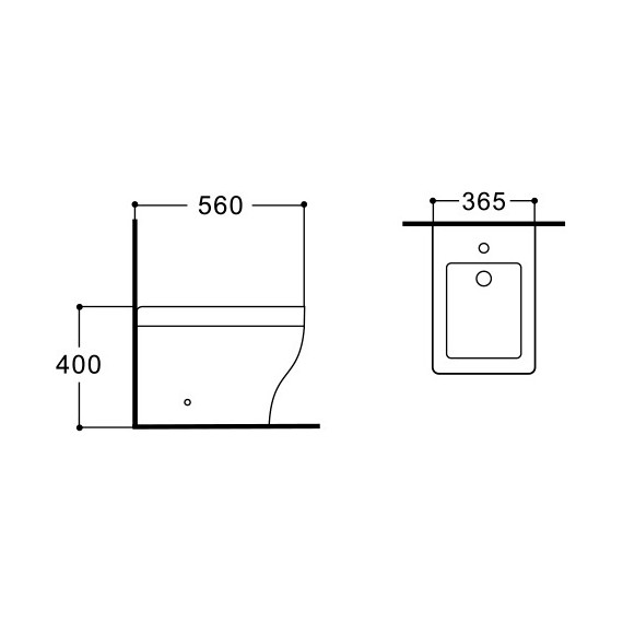 Биде напольное Aquatek Амадео AQ1264-00 - фото 4