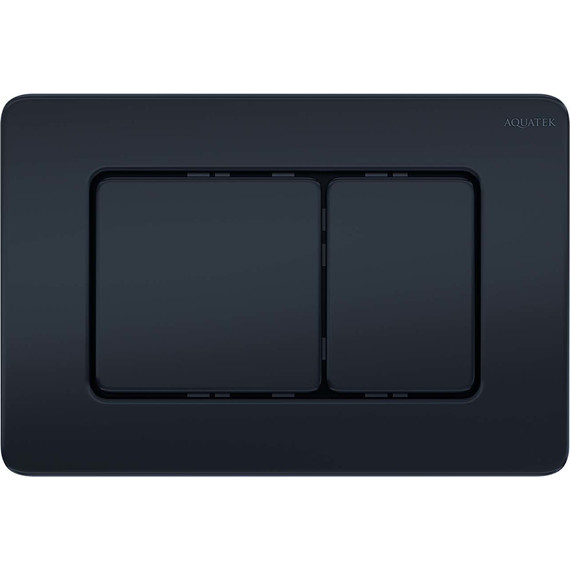 Кнопка смыва Aquatek KDI-0000040, (нержавеющая сталь) чёрный матовый - фото 