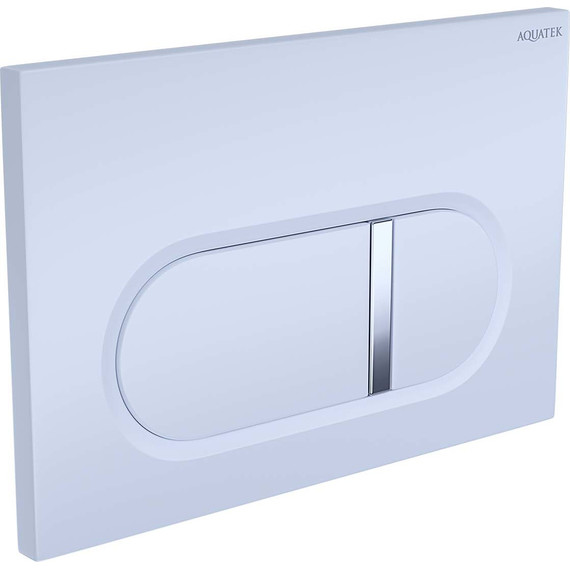 Кнопка смыва Aquatek KDI-0000042, белый - фото 2