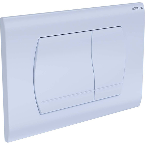 Кнопка смыва Aquatek KDI-0000046, белый - фото 2