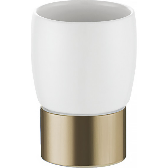 Стакан для зубных щеток настольный Azario Elvia AZ-126-A, цвет бронза - фото 