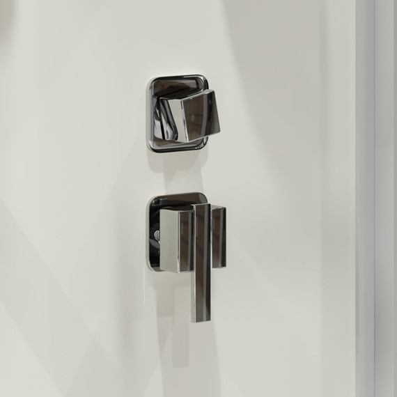 Душевая кабина Niagara Standart 100x100 см ST100/15Q/BK, белый/прозрачное - фото 9