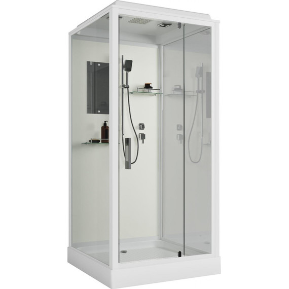 Душевая кабина Niagara Standart 80x80 см ST80/15Q, белый/прозрачное - фото 8