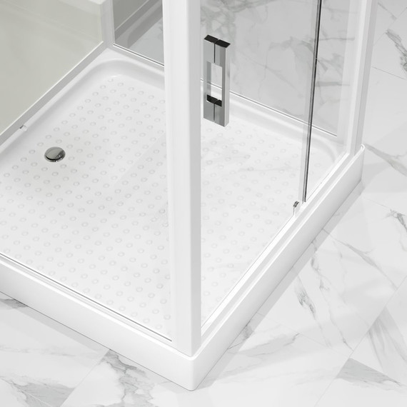 Душевая кабина Niagara Standart 80x80 см ST80/15Q/BK, белый/прозрачное - фото 4