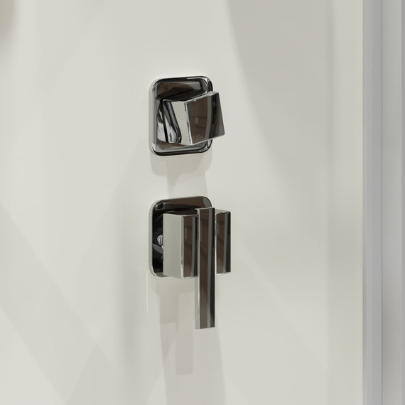 Душевая кабина Niagara Standart 80x80 см ST80/15Q/BK, белый/прозрачное - фото 7