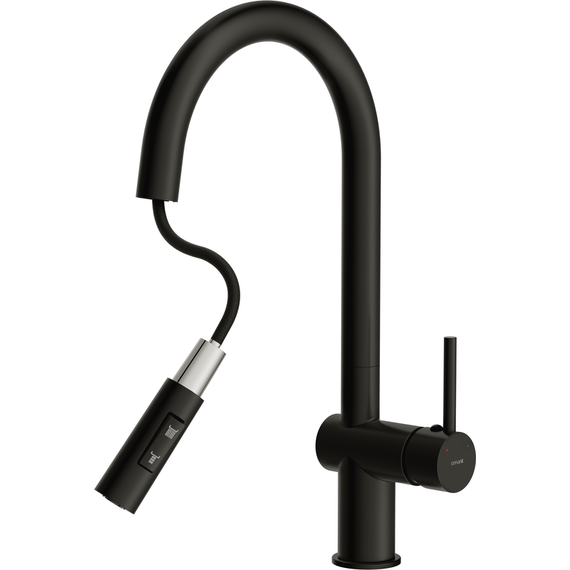 Смеситель для кухни Cersanit Brasko A68225, чёрный - фото 7