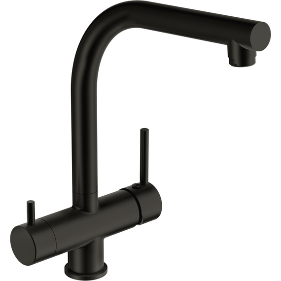 Смеситель для кухни Cersanit Crea A68223, чёрный - фото 2