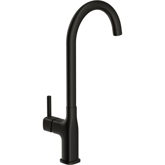 Смеситель для кухни Cersanit Elio A68261, чёрный - фото 5