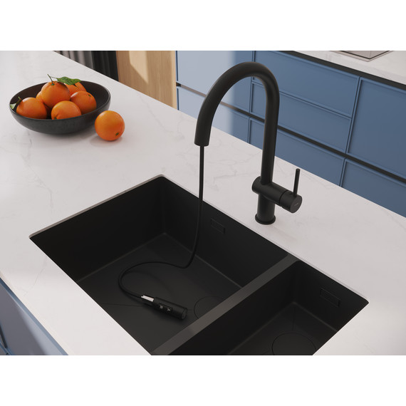 Смеситель для кухни Cersanit Brasko A68225, чёрный - фото 13