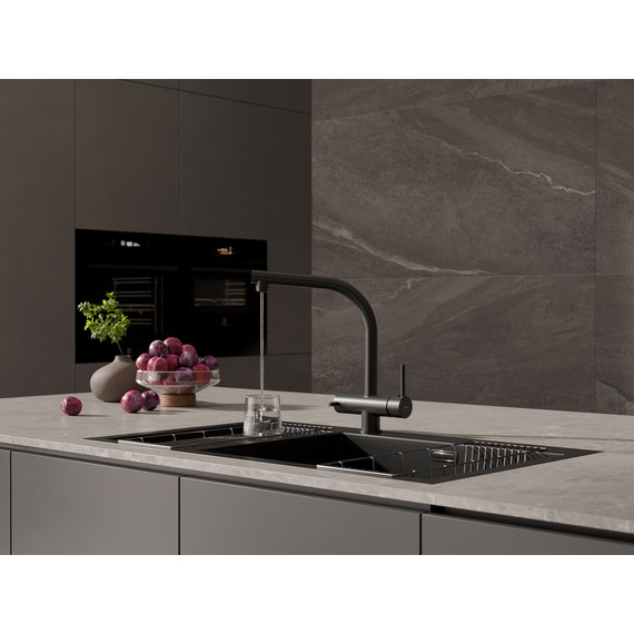 Смеситель для кухни Cersanit Crea A68223, чёрный - фото 14
