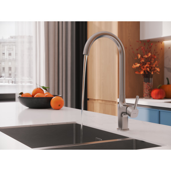 Смеситель для кухни Cersanit Elio A68260, сатин - фото 11