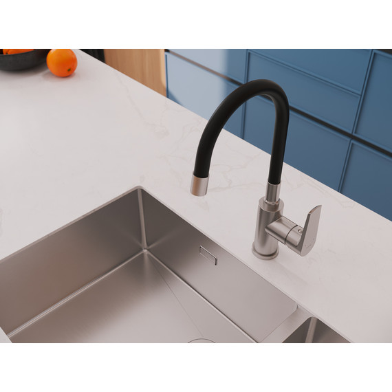 Смеситель для кухни Cersanit Moduo A68231, сатин - фото 13