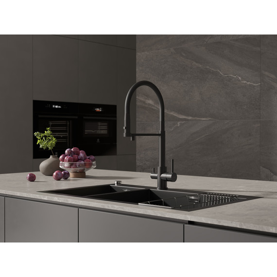 Смеситель для кухни Cersanit Zen A68250, чёрный - фото 11