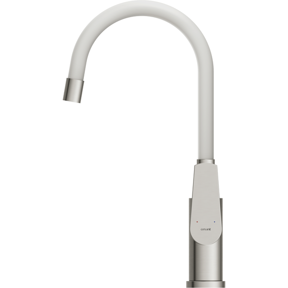 Смеситель для кухни Cersanit Moduo A68232, белый - фото 6