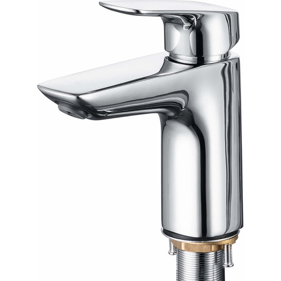 Смеситель для раковины с лейкой для биде Aquatek Вега AQ1012CR, Цвет производителя: хром - фото 4