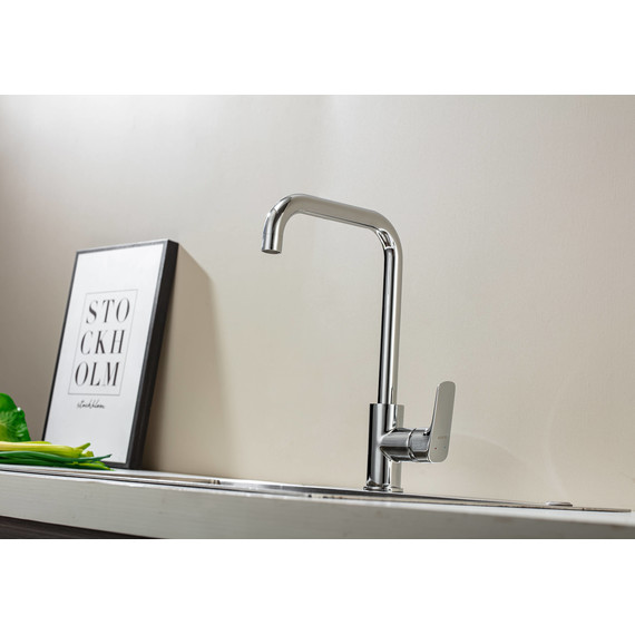 Смеситель для кухни Aquatek Вега AQ1081CR, Цвет производителя: хром - фото 4