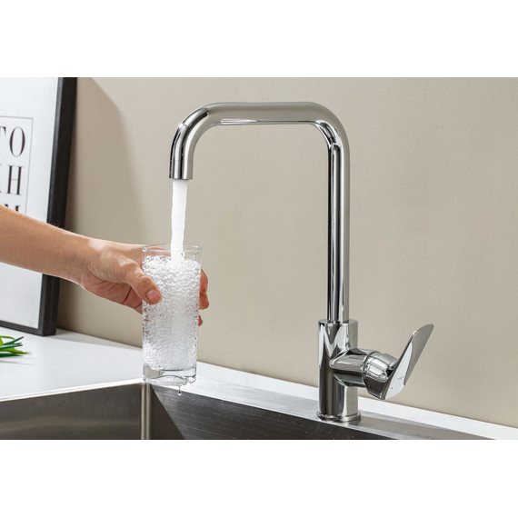 Смеситель для кухни Aquatek Вега AQ1081CR, Цвет производителя: хром - фото 7