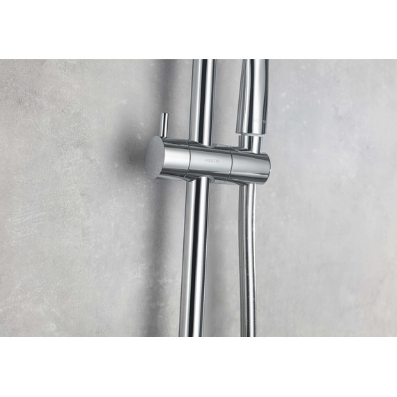 Набор смесителей 3 в 1 для ванны с коротким изливом Aquatek Вега AQ1030CR, Цвет производителя: хром - фото 19