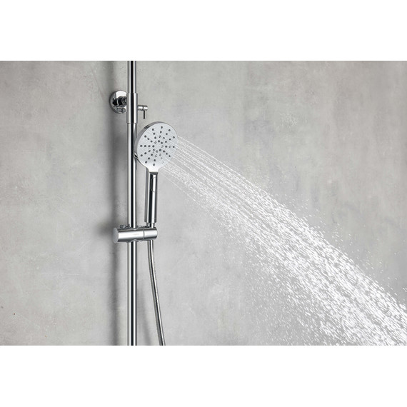 Душевая стойка Aquatek Вега AQ2040CR, Цвет производителя: хром - фото 6