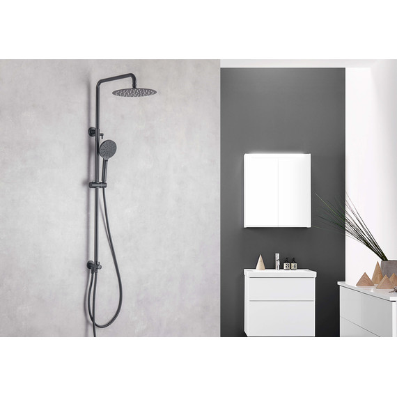 Душевая стойка Aquatek Вега AQ2046MB, чёрный матовый, Цвет производителя: чёрный матовый - фото 22