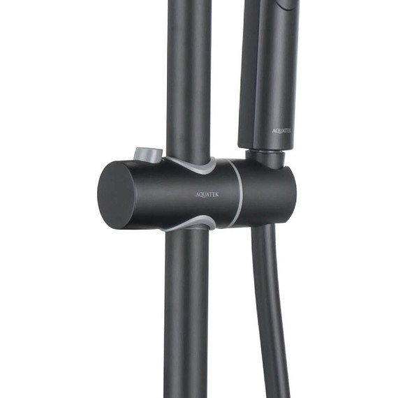 Душевая стойка Aquatek Вега AQ2060MB, чёрный матовый, Цвет производителя: чёрный матовый - фото 7