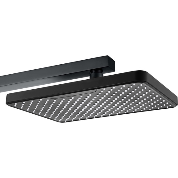 Верхний душ Aquatek  305x205 мм AQ2081MB, чёрный матовый - фото 2