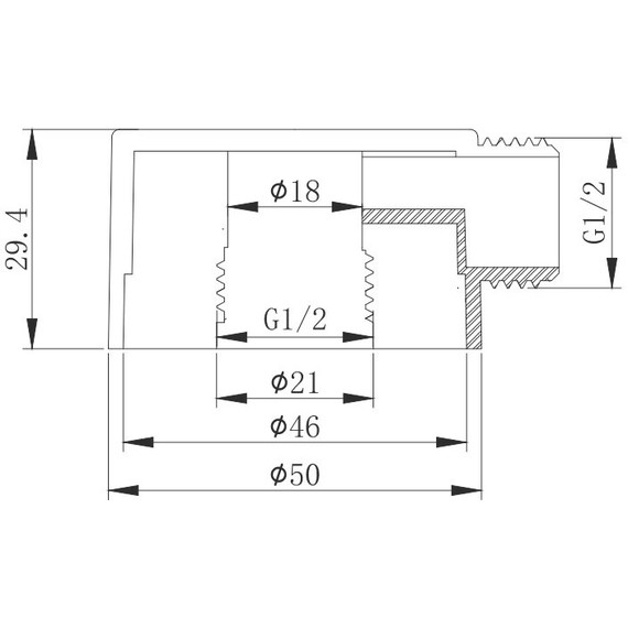 Набор смесителей 4 в 1 для душа Aquatek Вега AQ1074CR, Цвет производителя: хром - фото 17