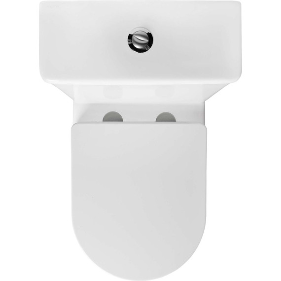 Унитаз-компакт безободковый Aquatek Европа AQ2903T-00 с тонкой крышкой микролифт (система смыва Торнадо) - фото 4