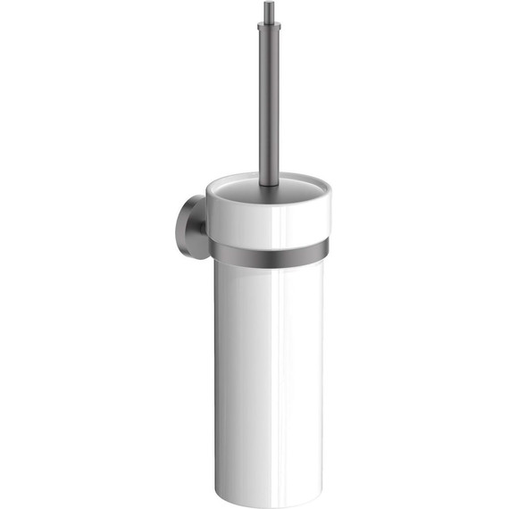 Ёршик для унитаза Aquatek Бетта AQ4610BGM, цвет оружейная сталь - фото 