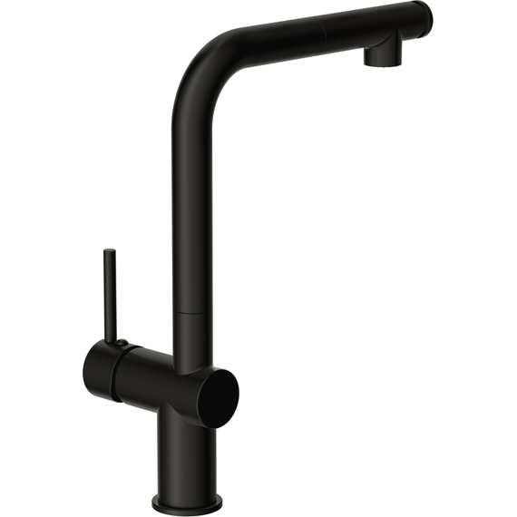 Смеситель для кухни Cersanit Flavis A68237, чёрный - фото 5