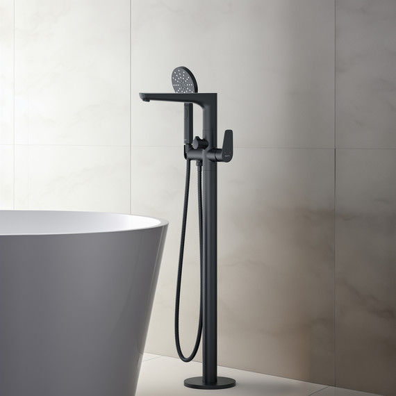 Смеситель для ванны Aquatek Бетта AQ1145MB, чёрный матовый, Цвет производителя: чёрный матовый - фото 5