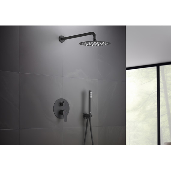Душевая система для душа Aquatek Бетта AQ1172MB (со скрытой частью) чёрный матовый, Цвет производителя: чёрный матовый - фото 11