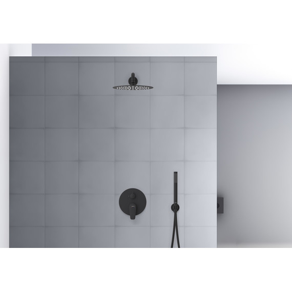 Душевая система для душа Aquatek Бетта AQ1172MB (со скрытой частью) чёрный матовый, Цвет производителя: чёрный матовый - фото 14