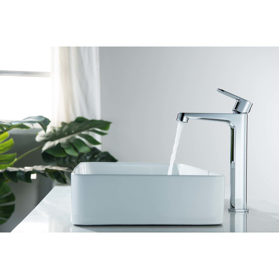 Смеситель для раковины высокий Aquatek Оберон AQ1204CR, Цвет производителя: хром - фото 7