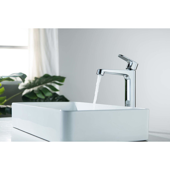 Смеситель для раковины высокий Aquatek Оберон AQ1204CR, Цвет производителя: хром - фото 8