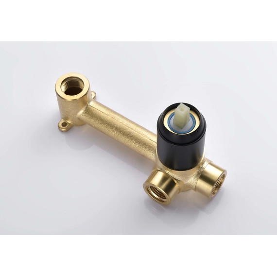 Смеситель для раковины настенный Aquatek Оберон AQ1213MB, чёрный матовый, Цвет производителя: чёрный матовый - фото 5