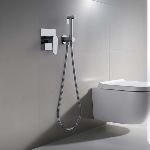 Набор для гигиенического душа Aquatek Оберон AQ1219CR (со скрытой частью) - фото 4