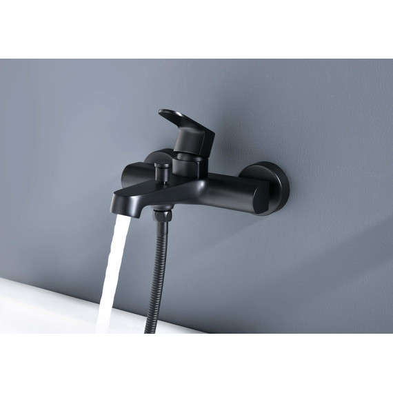 Смеситель для ванны Aquatek Оберон AQ1240MB, чёрный матовый, Цвет производителя: чёрный матовый - фото 5